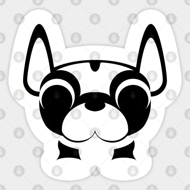 Boston Terrier Sticker by wrenfro